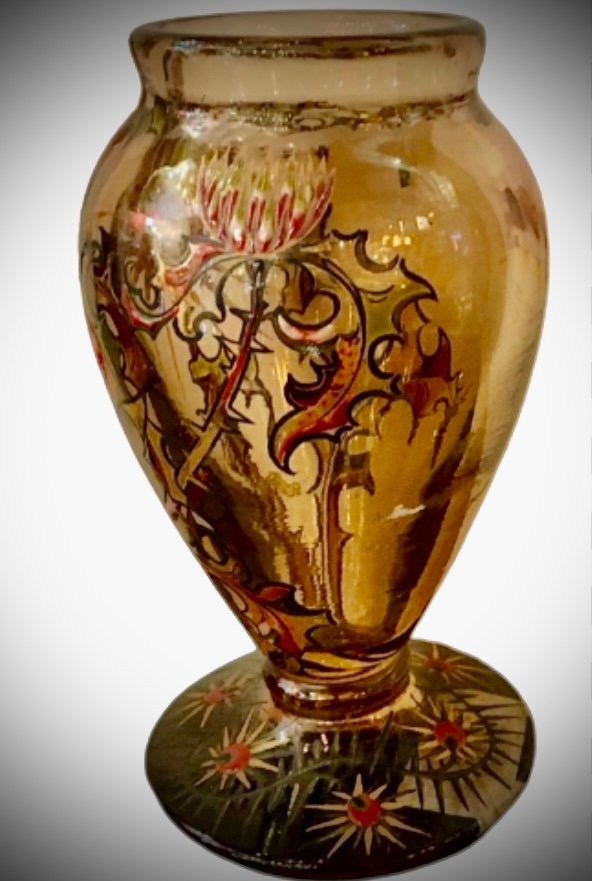 Vase D Emile Gallé Crystal