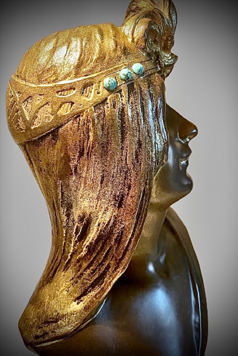 Bronze Bust From Flamand -photo-3