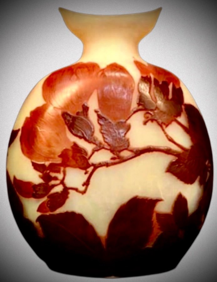 Vase D Emile Galle Art Nouveau