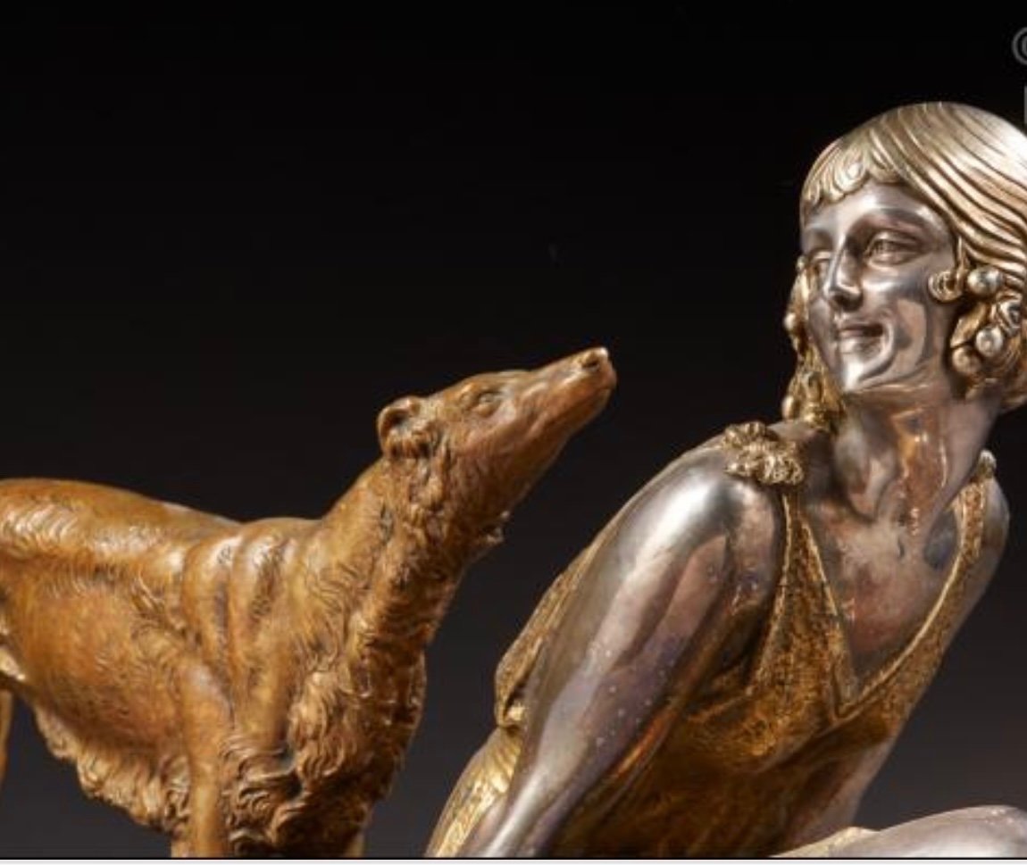Demeter Chiparus  Sculpture En Bronze Art Deco-photo-3