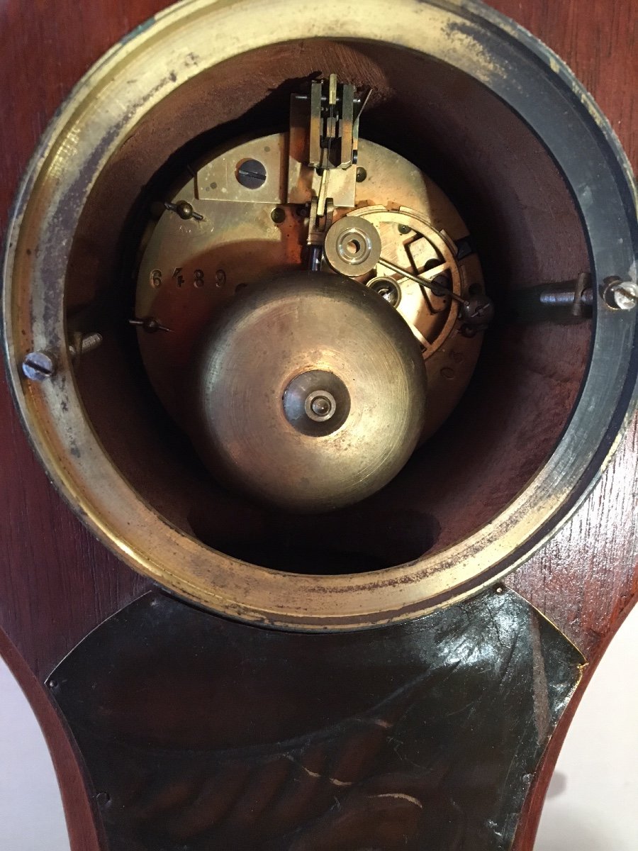 Art Nouveau Pendulum Attributed To Waldraff Franz-photo-3