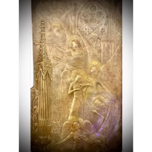 Goldscheider And Badin Terracotta Panel 