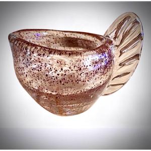 Schneider vase avec prise en forme de feuille