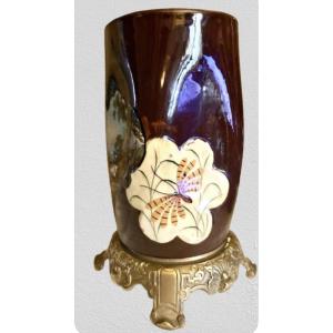 Art Nouveau Vase From The émile Gallé Pottery Works