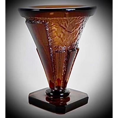 Daum Art Deco Vase