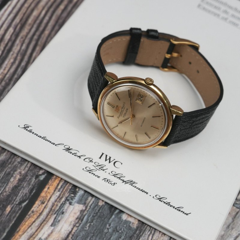 Iwc  Calatrava Automatique Or Jaune 18kts Pour Turler -1972--photo-2