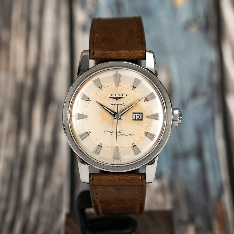 Montre Vintage Longines Conquest  Tropical Dial  Automatique-1956-