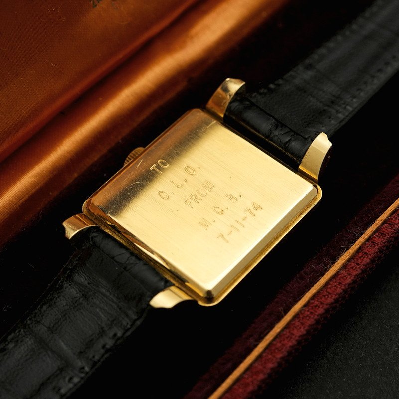 Vintage Gübelin Cioccolatone Ipso-matic 18kt Yellow Gold Watch -1954--photo-4