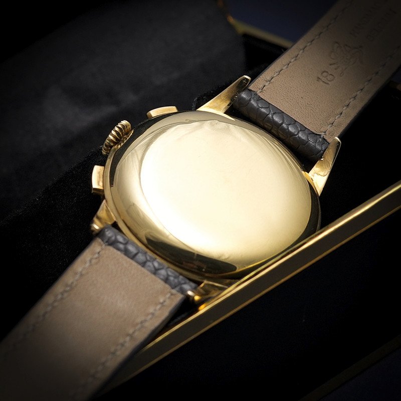 Longines 30ch Flyback Chronograph 37mm 18kt Yellow Gold -1960--photo-6