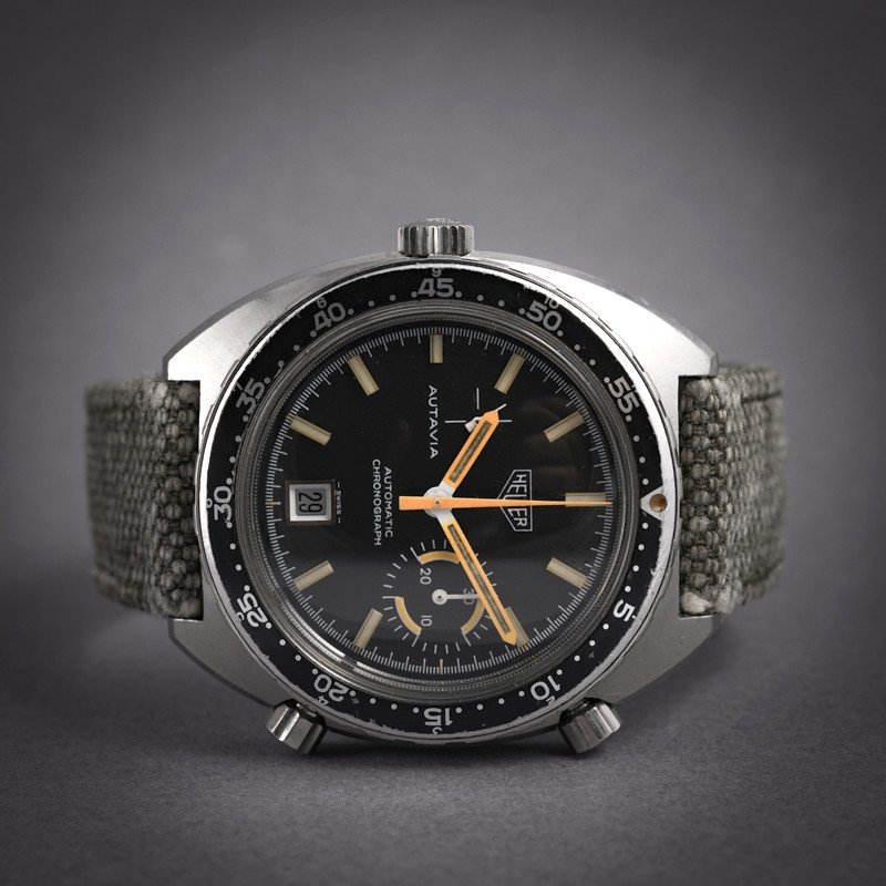 Chronographe Heuer Autavia Chrono-matic  Réf. 1563  -1972-  -photo-1