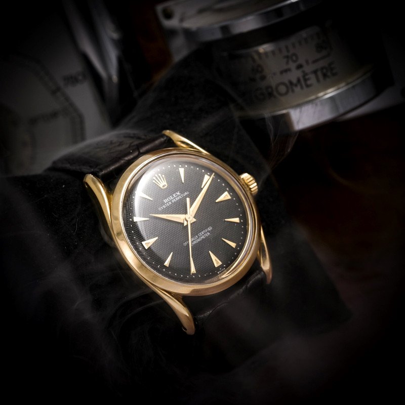 Vintage Rolex Oyster Perpetual Bombay 18kt Rose Gold Ref. 6290 -1962--photo-1