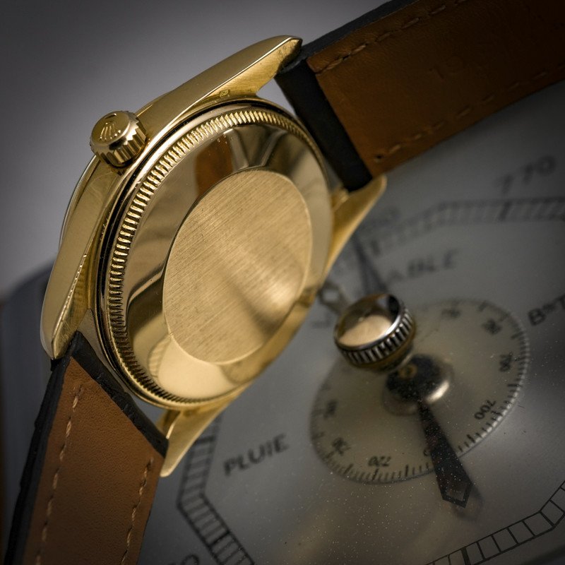 Vintage Rolex Oyster Perpetual Bombay 18kt Rose Gold Ref. 6290 -1962--photo-5