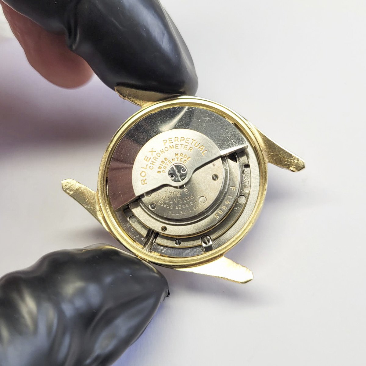 Vintage Rolex Oyster Perpetual Bombay 18kt Rose Gold Ref. 6290 -1962--photo-7