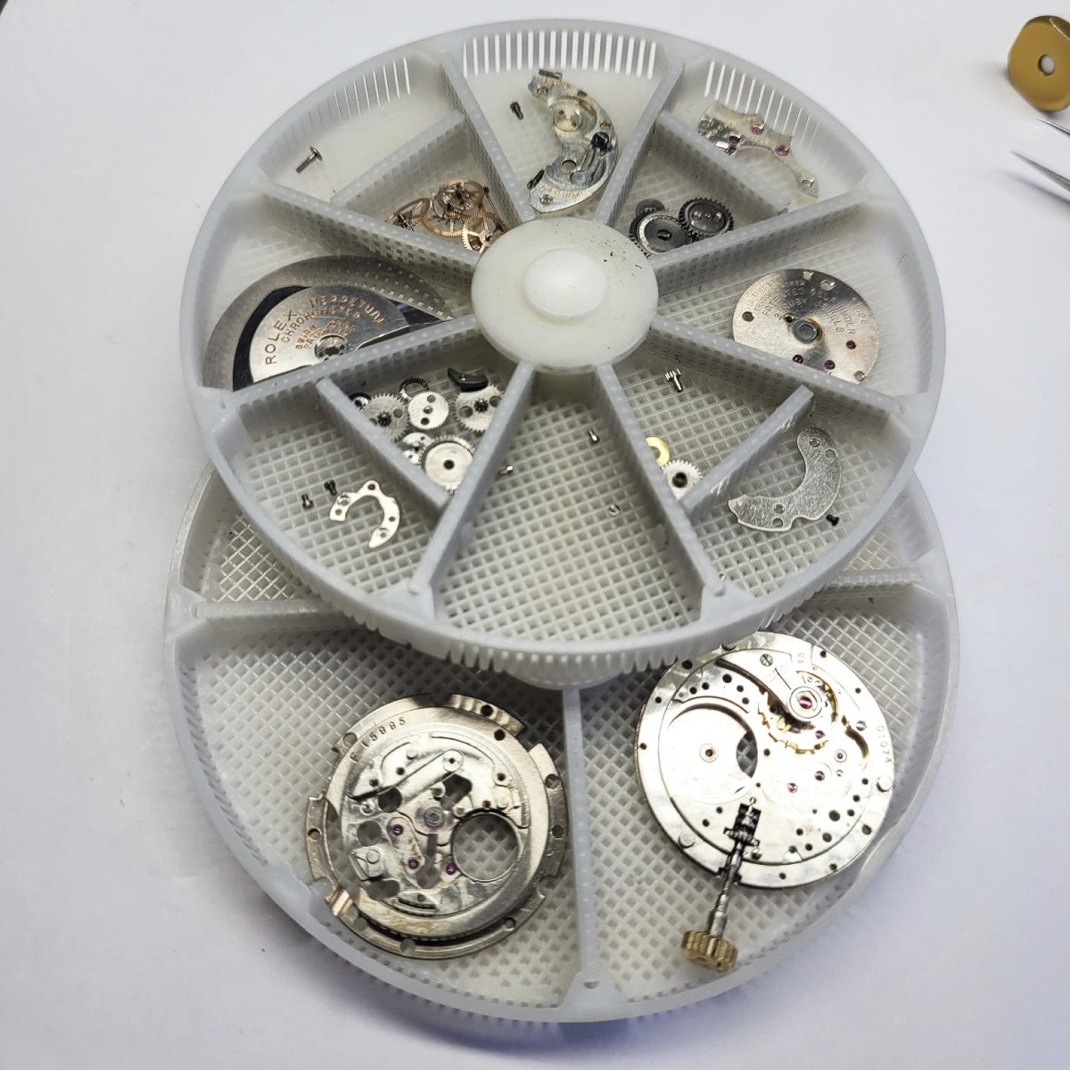 Vintage Rolex Oyster Perpetual Bombay 18kt Rose Gold Ref. 6290 -1962--photo-8