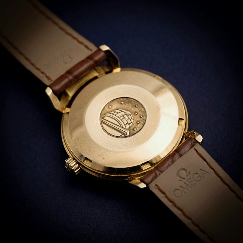 Montre Bracelet Vintage Omega Chronomètre Constellation Grand Luxe Or Jaune 18kts -1967--photo-6