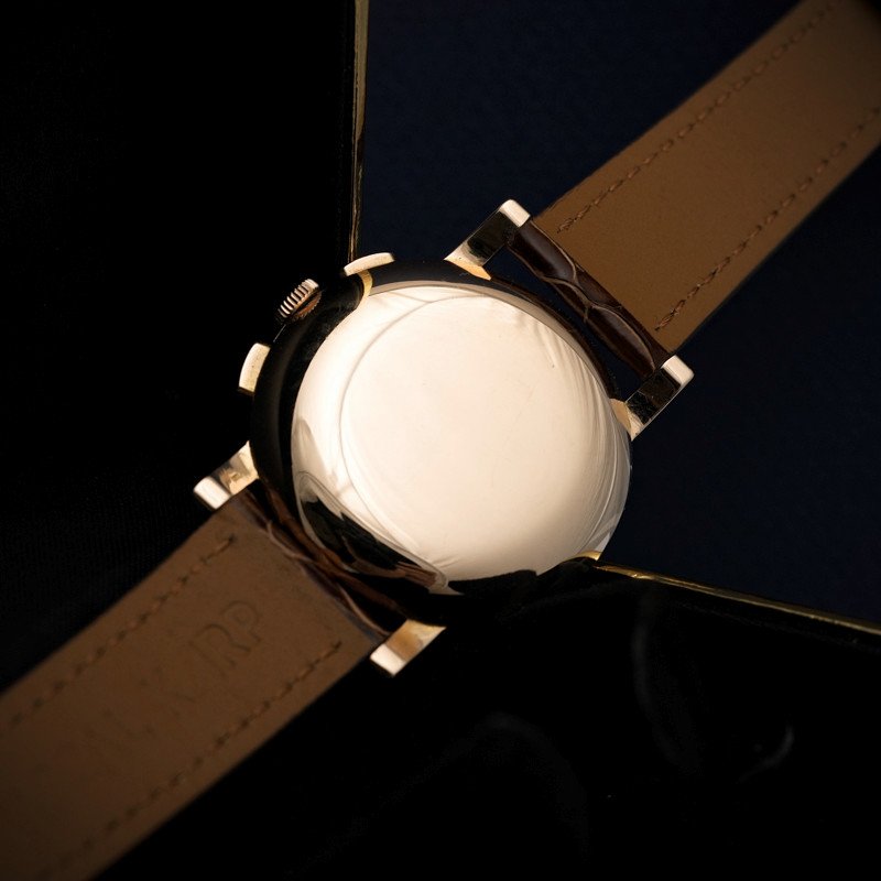 Chronographe Vintage Omega Or Rose 18kts Réf.2439 Cal.321 -1953--photo-3