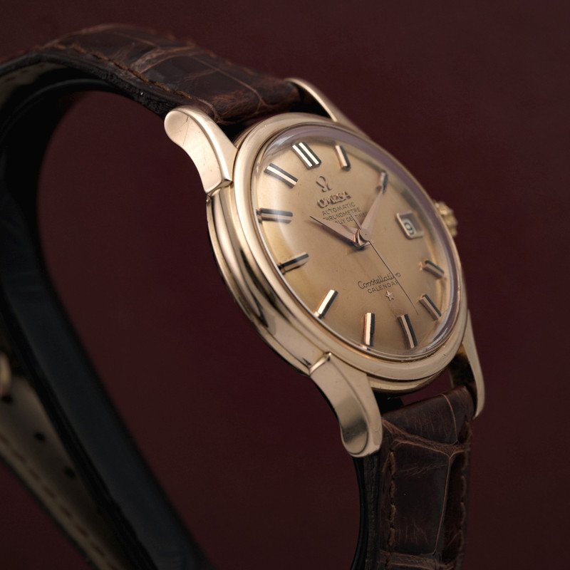 Vintage Omega Constellation Calendar 18kt Rose Gold Watch Ref. 2943 -1 Sc -1957--photo-1
