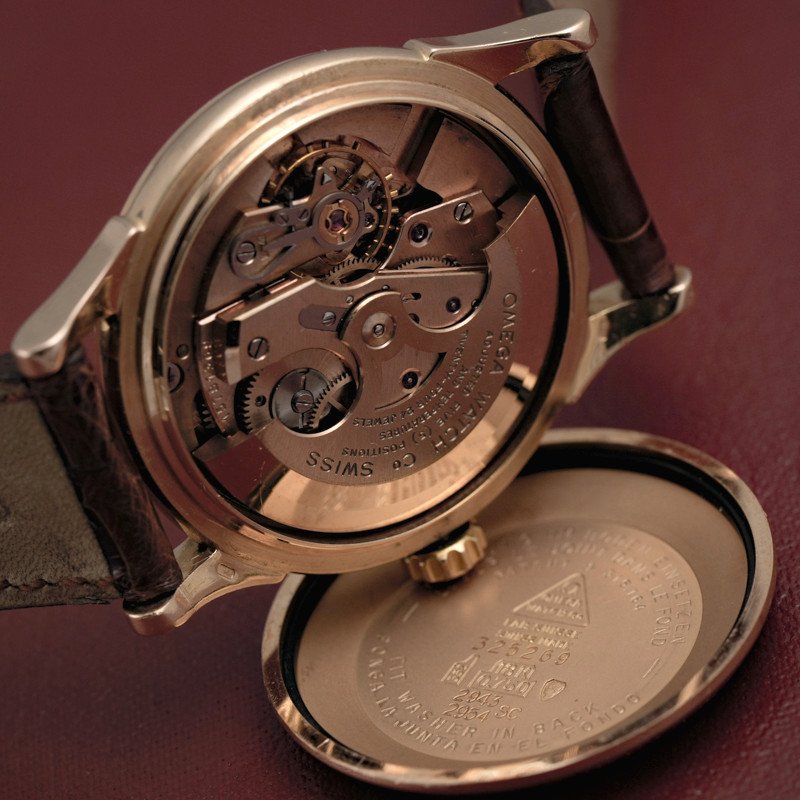 Vintage Omega Constellation Calendar 18kt Rose Gold Watch Ref. 2943 -1 Sc -1957--photo-7
