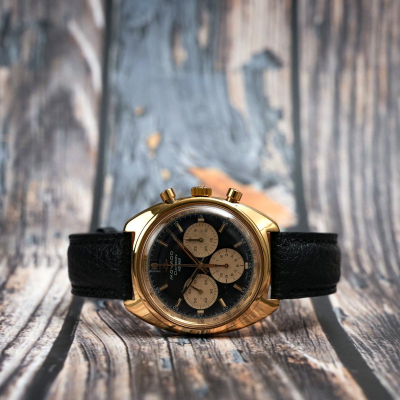 Chronographe Vintage Movado Datron Sub-sea Hs 360 Cal. Zenith El Primero -1970- -photo-1