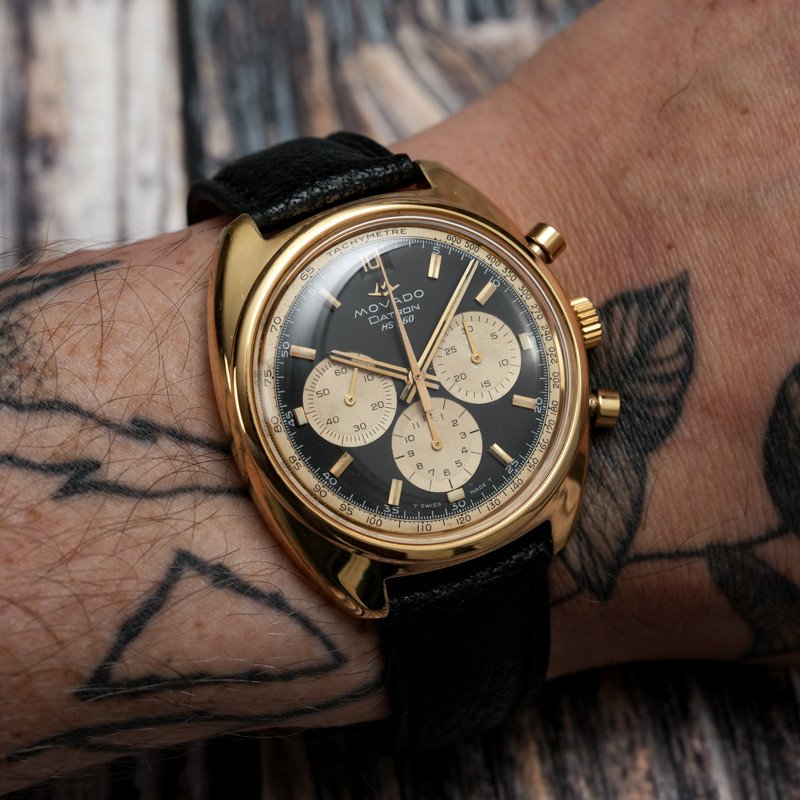 Chronographe Vintage Movado Datron Sub-sea Hs 360 Cal. Zenith El Primero -1970- 