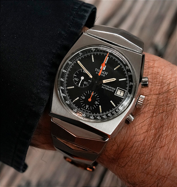 Tissot Navigator Automatic Chronograph "lobster" Ref.45502 -1975-