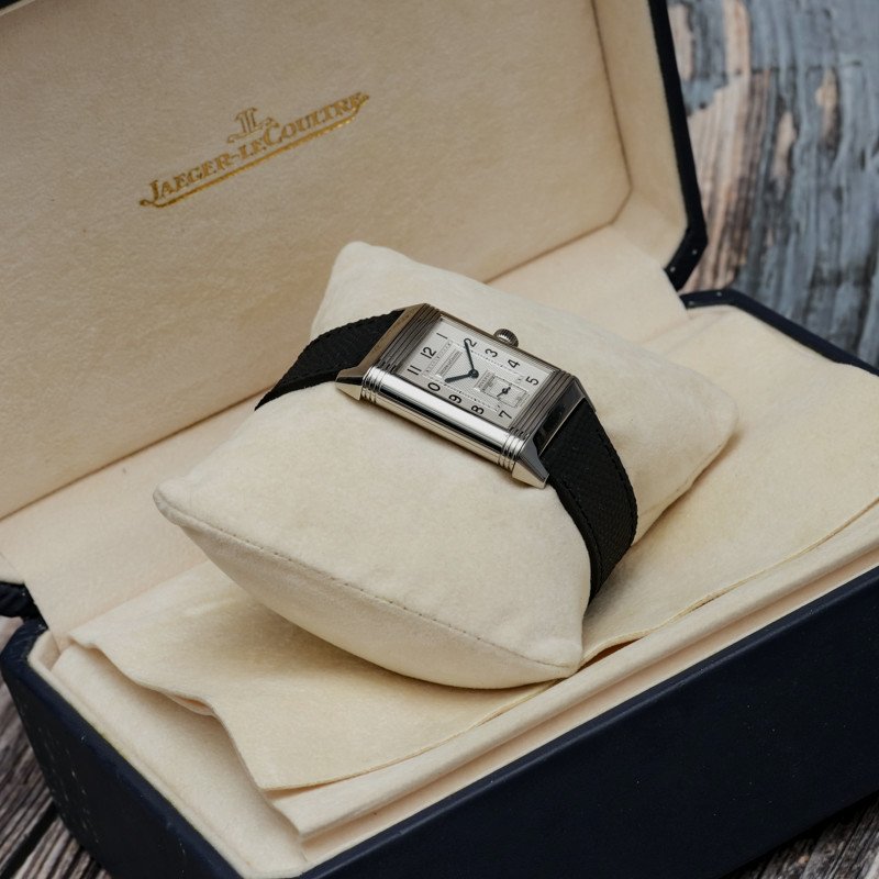 Jaeger Lecoultre Reverso Duoface Gmt Day / Night Acier Inoxydable  Full Set -1998- -photo-8