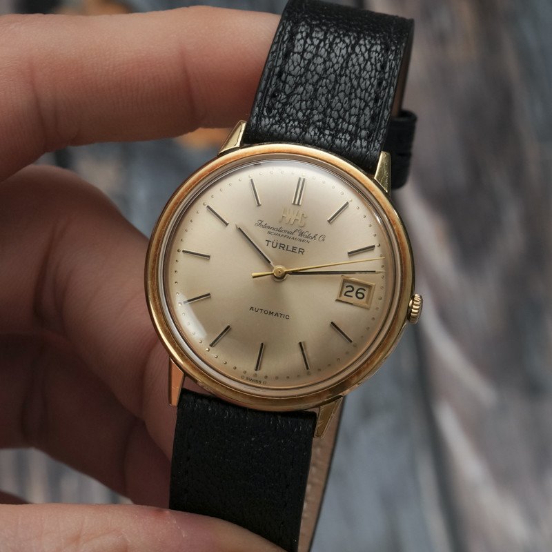 Iwc Calatrava Automatic 18kt Yellow Gold For Turler -1972--photo-1