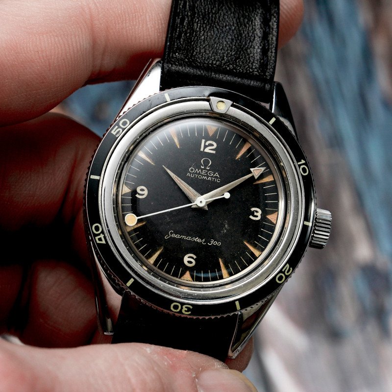 Omega Seamaster 300 "lollipop" Steel Automatic -1961- -photo-3