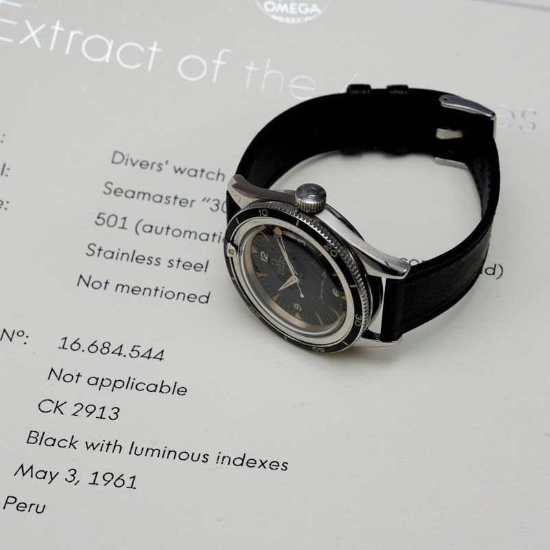 Omega Seamaster 300 "lollipop" Steel Automatic -1961- -photo-1