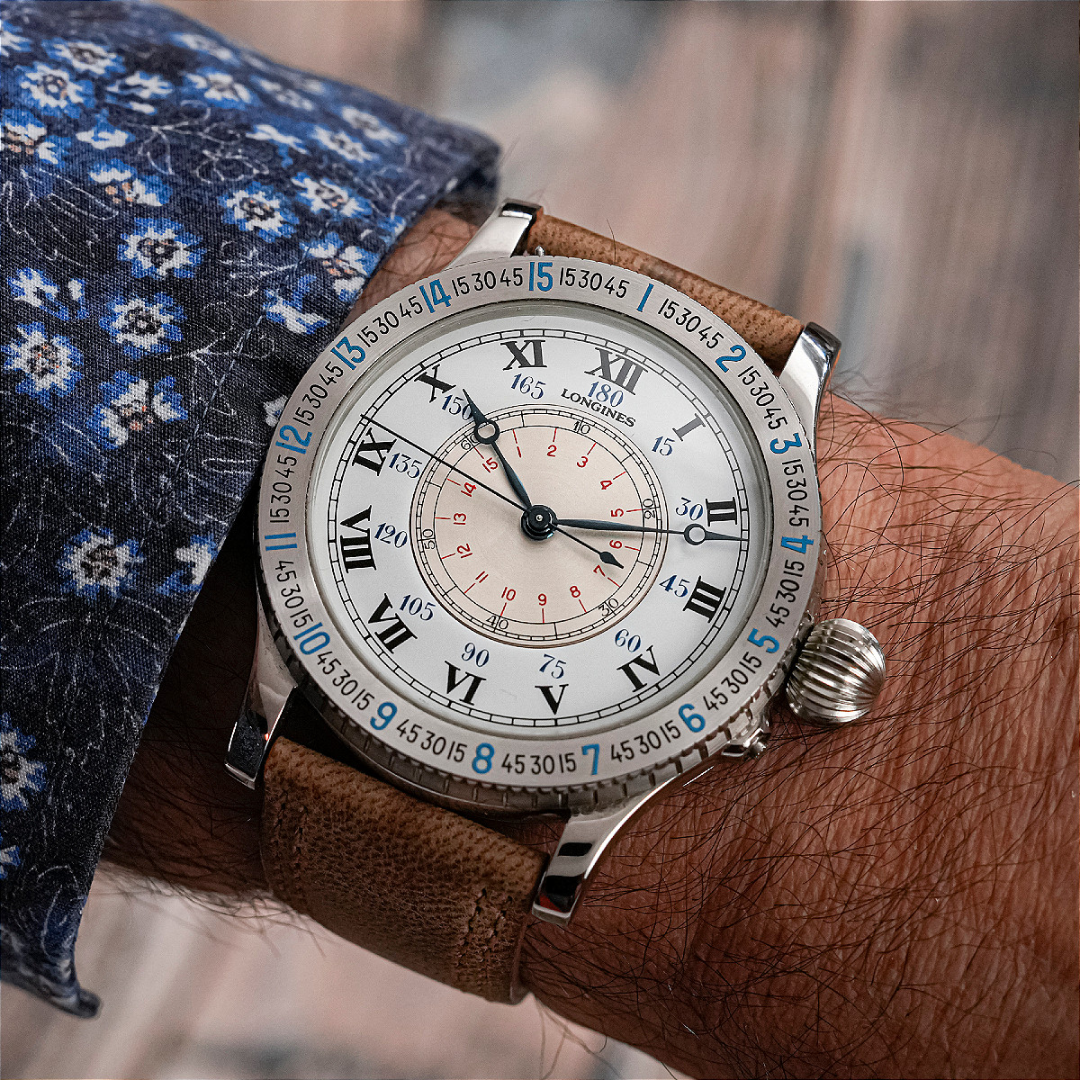 Longines Lindbergh Hour Angle Limited Edition 619/1000 -1985--photo-2