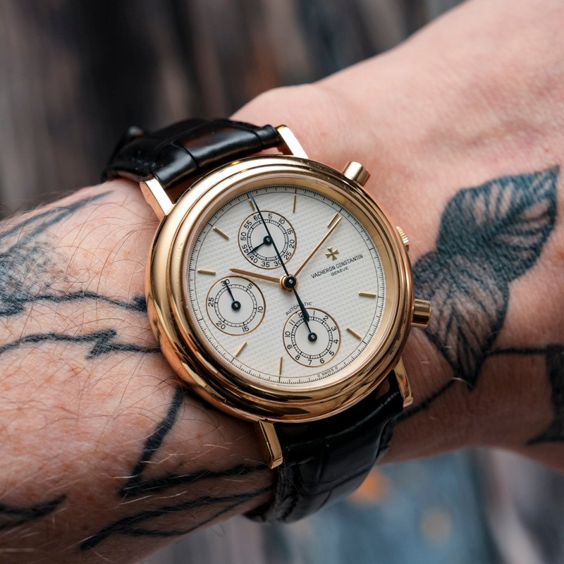 Vacheron Constantin Les Historiques Automatic Chronograph 18kt Yellow Gold -1992--photo-2