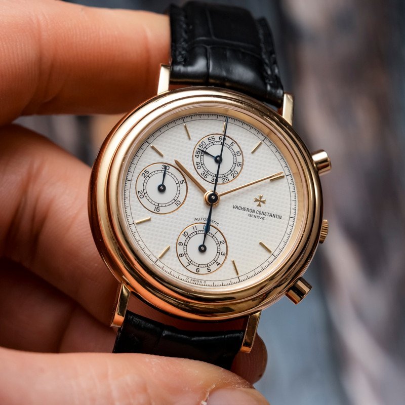Vacheron Constantin Les Historiques Automatic Chronograph 18kt Yellow Gold -1992--photo-3