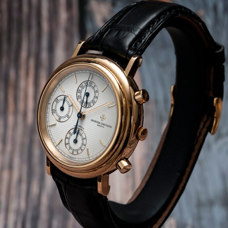 Vacheron Constantin Les Historiques Automatic Chronograph 18kt Yellow Gold -1992--photo-4