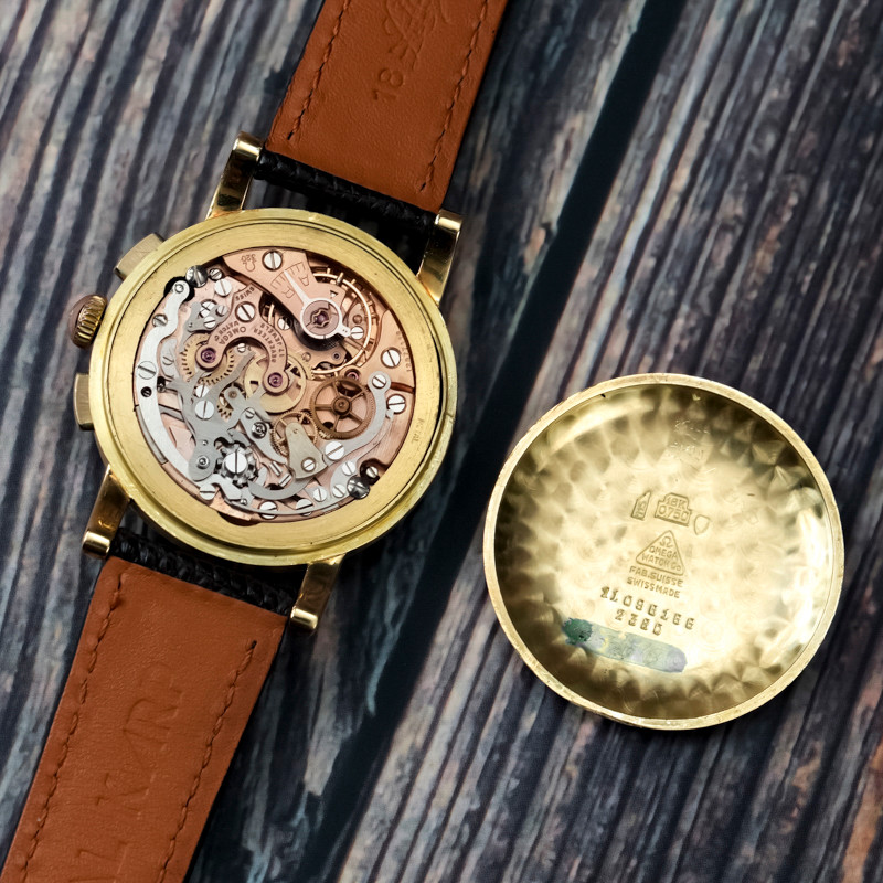 Chronographe Omega  Deux Compteurs Or Jaune 18kts -1951--photo-6