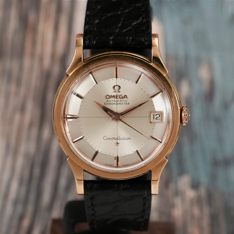 Omega Constellation Pie Pan 18kt Rose Gold -1962-