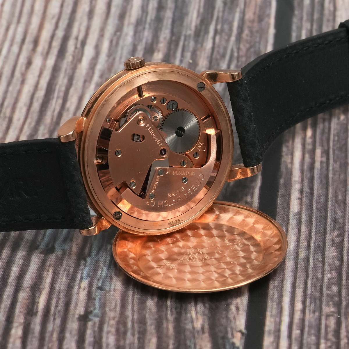 Omega Calatrava Automatic 18kt Rose Gold -1947- -photo-6
