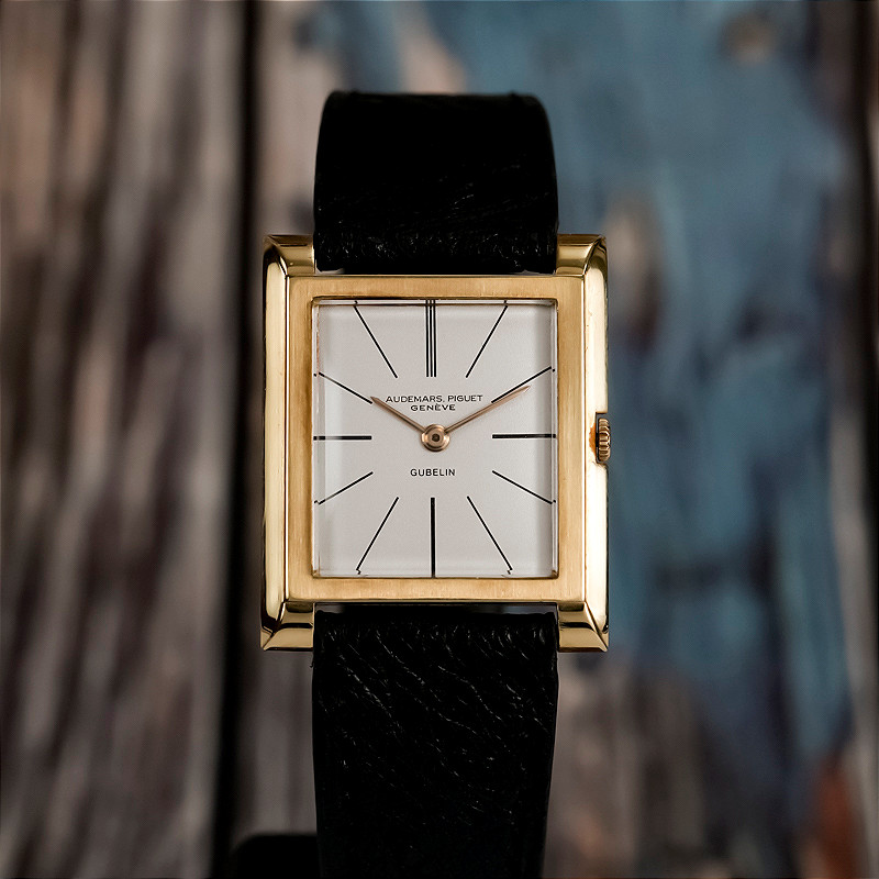 Audemars Piguet Tank Or Jaune 18kts Double Signature "gubelin" -1962-