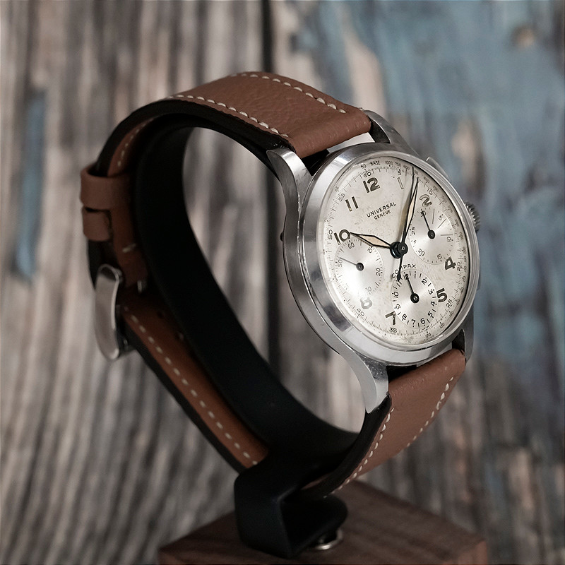 Universal Genève Compax Chronograph Stainless Steel -1943--photo-3