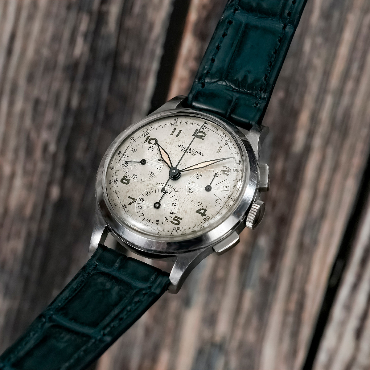 Universal Genève Chronographe Compax Acier Inoxydable -1943--photo-4