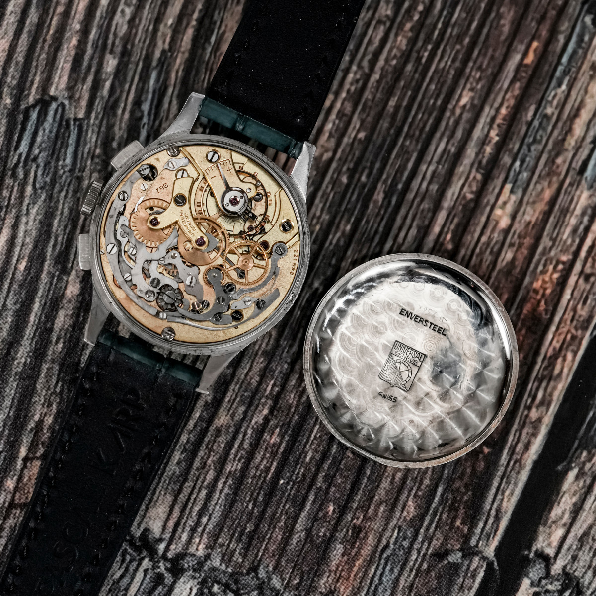 Universal Genève Chronographe Compax Acier Inoxydable -1943--photo-3