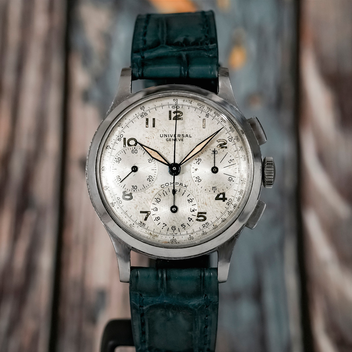 Universal Genève Chronographe Compax Acier Inoxydable -1943-