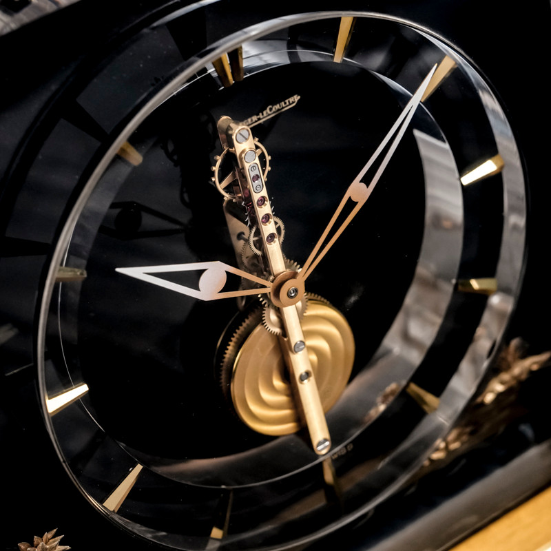  Jaeger Lecoultre Marina 'bird Of Paradise' Clock -1970- -photo-2