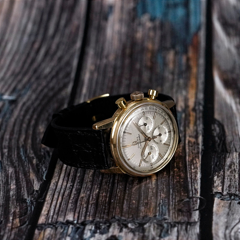 Omega Seamaster Chronograph Cal.321 18kt Yellow Gold -1965--photo-2
