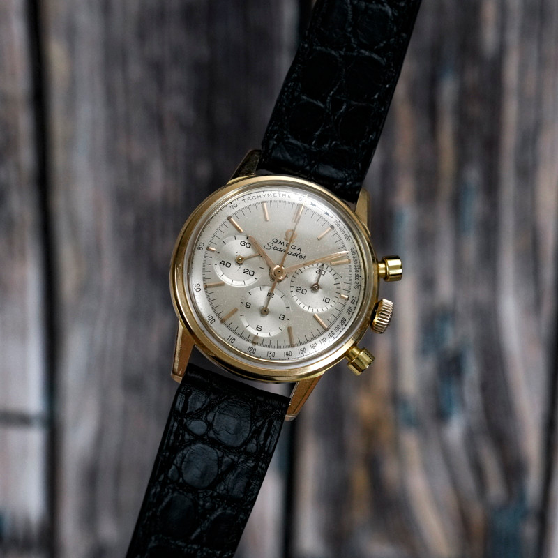 Omega Seamaster Chronograph Cal.321 18kt Yellow Gold -1965--photo-1