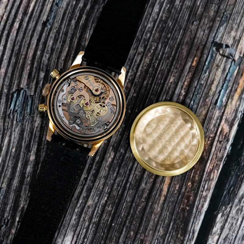 Omega Seamaster Chronograph Cal.321 18kt Yellow Gold -1965--photo-7