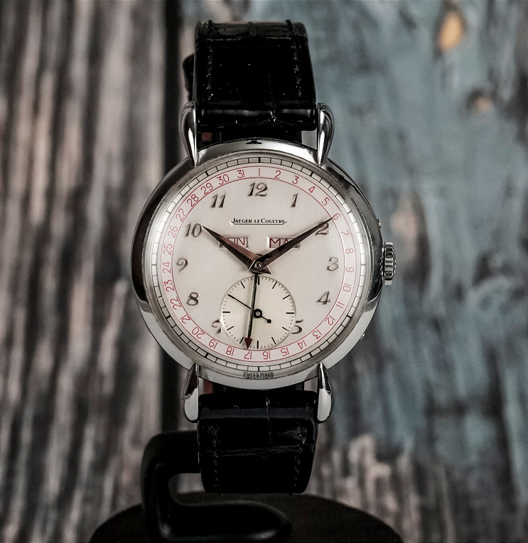 Jaeger Lecoultre Triple Date Stainless Steel -1945--photo-2