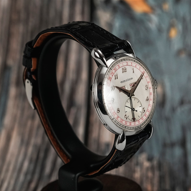 Jaeger Lecoultre Triple Date Stainless Steel -1945--photo-4