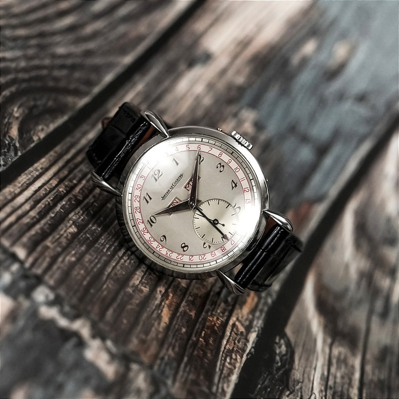 Jaeger Lecoultre Triple Date Stainless Steel -1945--photo-2