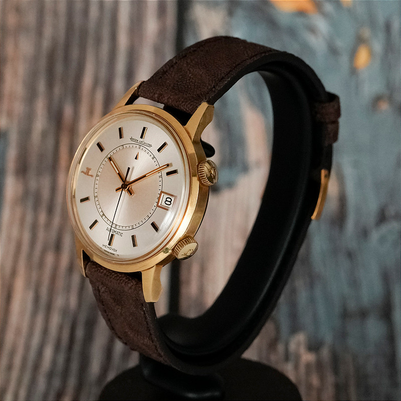 Jaeger Lecoultre Memovox Automatic Speed Beat 18kt Yellow Gold -1970--photo-3