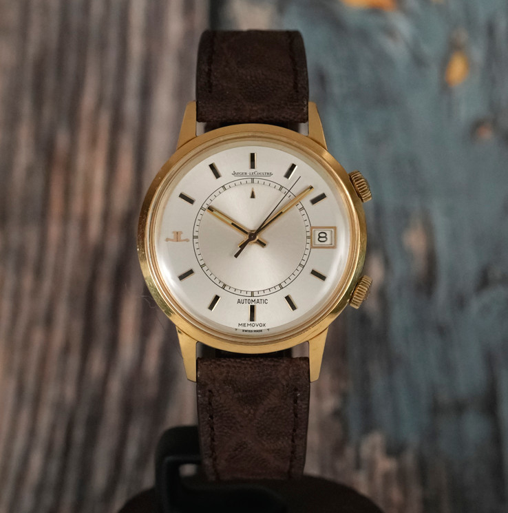 Jaeger Lecoultre Memovox Automatic Speed Beat 18kt Yellow Gold -1970-